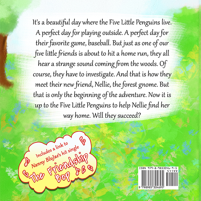 Five Little Penguins - Back Cover